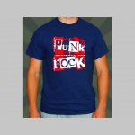 Punk rock Tartan pánske tričko 100 %bavlna značka Fruit of The Loom